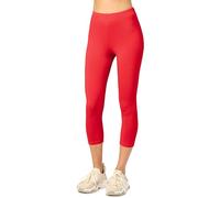 Merry Style Legging coton femme Confortable Souple Extensible 3/4 Legging femme court Tous les jours ou détente à la maison Vêtements pour femmes MS10-199 (Rouge, XS)
