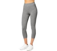 Merry Style Legging coton femme Confortable Souple Extensible 3/4 Legging femme court Tous les jours ou détente à la maison Vêtements pour femmes MS10-199 (Mélange Moyen,3XL)