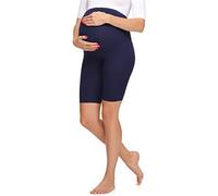 Merry Style Legging Court Grossesse Maternité Tenue Sport Femme MS10-299 (Bleu Marine, L)