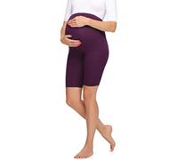 Merry Style Legging Court Grossesse Maternité Tenue Sport Femme MS10-299 (Prune, S)