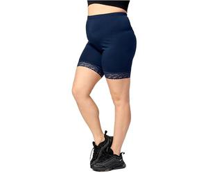 Merry Style Legging court pour femme - Grandes tailles - Avec dentelle - MS10-459