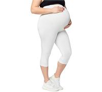 Merry Style Legging de grossesse 3/4 en viscose pour femme - Grandes tailles - MS10-461