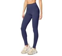 Merry Style Legging Femme Confortables et Extensibles Legging Sport Femme Coton Naturel Respirant Parfait pour Yoga Pilates Fitness Tenue de Sport MS10-198 (Bleu Foncé, XL)