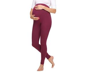 Merry Style Legging Long Grossesse Maternité Tenue Sport Femme MS10-297 (Bordeaux, S)