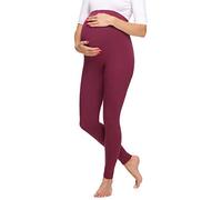 Merry Style Legging Long Grossesse Maternité Tenue Sport Femme MS10-297 (Bordeaux, XXL)