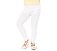 Merry Style Legging Long Sport Pantalon Yoga Pants Vêtement Tenue Sport Fille MS10-130 (Blanc, 146 cm)