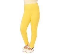 Merry Style Legging Long Sport Pantalon Yoga Pants Vêtement Tenue Sport Fille MS10-130 (Jaune, 158 cm)