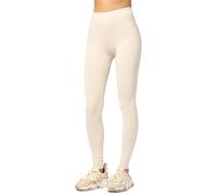 Merry Style Legging Long Tenue Sport Femme MS10-143 (Ecru, S)