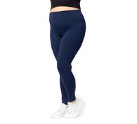 Merry Style Legging Longs Femme Grande Taille en Viscose MS10-448 (Bleu Foncé, 3XL)