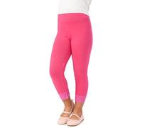 Merry Style Leggings 3/4 pour Filles en Viscose avec Dentelle, Confortables Shorts Filles MS10-293
