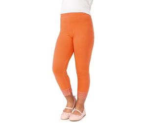 Merry Style Leggings 3/4 pour Filles en Viscose avec Dentelle, Confortables Shorts Filles MS10-293