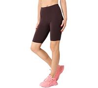 Merry Style Leggings Courts pour Femmes MS10-414 (Marron, XXXL)