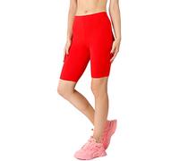 Merry Style Leggings Courts pour Femmes MS10-414 (Rouge, M)