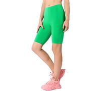 Merry Style Leggings Courts pour Femmes MS10-414 (Vert, XL)