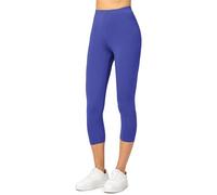 Merry Style Leggings Femme 3/4 Confortable Viscose Pantacourt Femme Tenue Sport Femme Short Cycliste MS10-144 (Cobalt, XL)