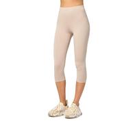 Merry Style Leggings Femme 3/4 Confortable Viscose Pantacourt Femme Tenue Sport Femme Short Cycliste MS10-144 (Beige, L)