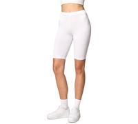 Merry Style Leggings Femme Court Tenue Sport Short MS10-145 (Blanc, XL)