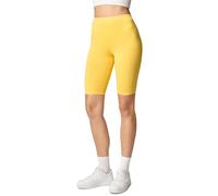 Merry Style Leggings Femme Court Tenue Sport Short MS10-145 (Jaune, XS)