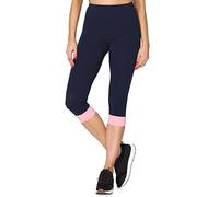 Merry Style Leggings Femme MS10-379 (Bleu/Apricot, L)