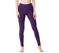 Merry Style Leggings Longs en Coton pour Femmes Confortables avec Large Ceinture MS10-429 (Violet, XXL)