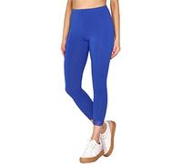 Merry Style Leggings pour femmes 7/8 Confortables avec dentelle en viscose MS10-342 (Cobalt,XL)