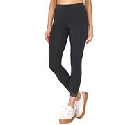 Merry Style Leggings pour femmes 7/8 Confortables avec dentelle en viscose MS10-342 (Graphite,L)