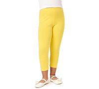 Merry Style Leggings pour filles 3/4 Confortables et doux shorts de cycliste pour enfants leggings capri à la mode pour l'été MS10-131 (Jaune 122 cm)