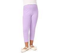 Merry Style Leggings pour filles 3/4 Confortables et doux shorts de cycliste pour enfants leggings capri à la mode pour l'été MS10-131(Violet Clair 134 cm)