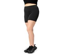 Merry Style MS10-457 Short de cyclisme en coton pour femme Grandes tailles, Noir , 4XL grande taille