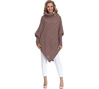 Merry Style Poncho Vêtement Femme C46l4 (Mocca, One size)