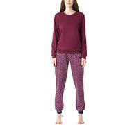 Merry Style Pyjama Ensemble Haut et Bas Vêtement d'Intérieur Femme MS10-168(Rouge - Les étoiles, S)