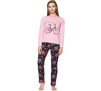 Merry Style Pyjama Ensemble Haut et Bas Vêtement d'Intérieur Fille MS10-192 (Lumière Rose/Blumen2, 158)