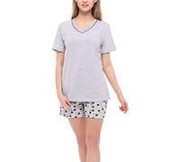 Merry Style Pyjama Ensemble Haut et Bas Vêtement Femme MS10-231 (Mélange/Chats, S)