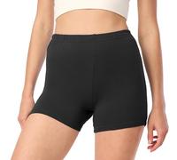 Merry Style Short Cycliste Hotpants Legging Court en Viscose Femme MS10-391 (Noir, 3XL)