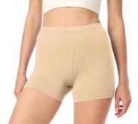 Merry Style Short Cycliste Hotpants Legging Court en Viscose Femme MS10-391 (Nude, M)