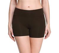 Merry Style Short Cycliste Hotpants Legging Court Femme MS10-284 (Brun(Shorts), L)