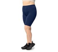 Merry Style Shorts Legging Courts Femme Grande Taille Confortables en Viscose MS10-450 (Bleu Foncé, 3XL)