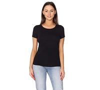Merry Style T-Shirt Manche Courte Femme MS10-373 (Noir, XS)