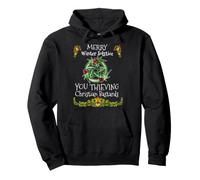 Merry Winter Solstice You Thieving Christian Bastards Christmas Sweat à Capuche
