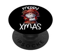 Merry Xmas GNOME Dad for Men Kids with Broken Arm Christmas PopSockets PopGrip Adhésif