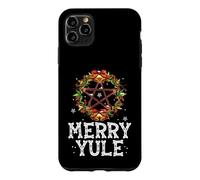Merry Yule - Winter Solstice - Holly Pentagram - Gift Coque pour iPhone 11 Pro Max