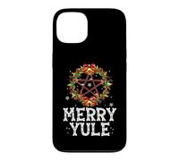 Merry Yule - Winter Solstice - Holly Pentagram - Gift Coque pour iPhone 13
