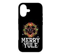 Merry Yule - Winter Solstice - Holly Pentagram - Gift Coque pour iPhone 17