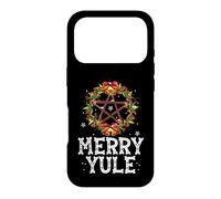 Merry Yule - Winter Solstice - Holly Pentagram - Gift Coque pour iPhone 17 Pro