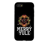 Merry Yule - Winter Solstice - Holly Pentagram - Gift Coque pour iPhone SE (2020) / 7/8