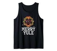 Merry Yule - Winter Solstice - Holly Pentagram - Gift Débardeur
