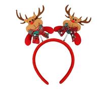 MerryChristmas Bandeau pour tous les âges Thème de Noël Serre-tête en peluche Accessoires de scène Accessoires de cheveux Ornement de cheveux Fournitures de fête Décorations de Noël Bandeau à cheveux
