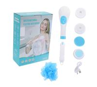 MERRYHAPY 1 Ensemble Brosse De Bain Brosse De Multifonction Brosse à Récurer Le Brosse Exfoliante Brosse Rotative Électrique Brosse De Massage Pour Le Bain Blue Abdos