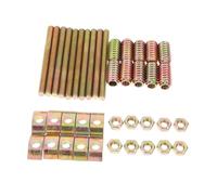 MERRYHAPY 10 Ensembles Connecteurs Meubles Fer Fixations Robustes pour Lits et Bureaux de Assemblage Facile Mobilier Bois