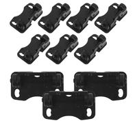 MERRYHAPY 10 Pièces Kit de 10 Supports de Caméra de Recul Réglables en Plastique Robuste pour Véhicule, Support de Caméra Arrière Fixation pour Tableau de Bord, Montage Flexible et